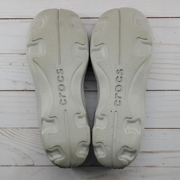 Crocs Women Size 7 Blue Busy Day Stretch Flat Slip On‎ Mary Jane 204752 - Picture 9 of 9